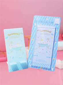 Sanrio 1 pieza, Soporte para teléfono móvil de estilo de dibujos animados Sanrio, soporte para teléfono móvil de escritorio perezoso, decoración de escritorio, estilo de dibujos animados Kulomi estable y no se cae fácilmente, adecuado para decoración de escritorio de oficina, colocación de teléfono móvil, variedad de estilos opcionales