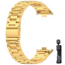 不锈钢表带与华为 Watch Fit 3 兼容 手链 金属表带替换腕带与华为 Watch Fit3 兼容 Corrreas - Huawei Fit3 - 查看 10