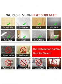 1 件装粘性壁挂式浴室储物架，用于放置眼镜和玻璃杯，塑料，无需电力，非常适合平面