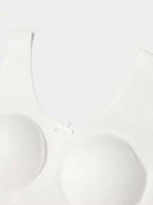 Balabala Girls' Training Bra, Soft Youth Vest Bra For Tweens, Comfortable Fit - Original White - View 6