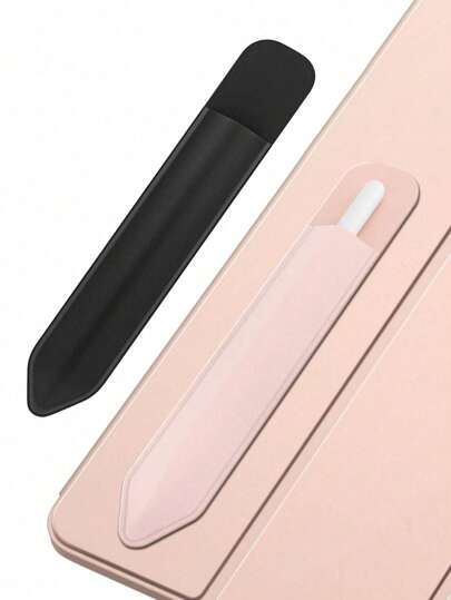 Pencil Holder Sticker Compatible With Apple Pencil Pro, Apple Pencil (USB-C), Apple Pencil 1st/2nd Gen, Includes Elastic Pencil Case With Cap, Stylus Box Compatible With IPad Gifts For Mother, Family, Friends, Birthday, Holiday Pen Accessories