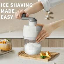 手动刨冰家用家庭刨冰摆摊碎冰手工制作破冰机冰砂机碎冰机适合居家户外使用万圣节圣诞节万圣节礼物