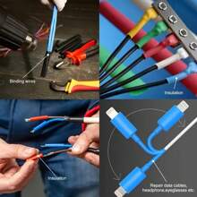 625pcs/Set Heat Shrink Tubing Black Insulation Shrinkable Tube DIY Box Set - Black - View 9