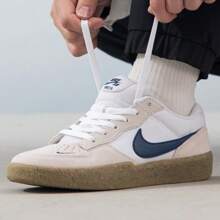 Zapatillas de skateboarding Nike SB FORCE 58 de caña baja, nuevos lanzamientos 2026, tenis deportivos casuales unisex CZ2959-100 - Blanco - Ver 6