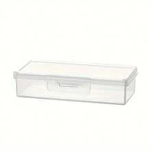 1pc Portable Small Storage Box Made Of Plastic, Designed For Organizing Swabs, Jewelry, Hairpins, And Pills, Featuring A Lid For Multifunctional Use At Home And During Travel.