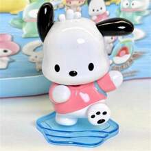 Miniso 名创优品三丽鸥Piggyback Buddies系列盲盒动漫手办 酷洛米 美乐蒂 肉桂狗 吊鱼王 布丁狗 可爱桌面摆件 可动人偶 收藏模型 玩具 娃娃 礼物（随机发货，1个） - 彩色 - 查看 7