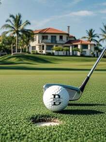 1pc Custom Golf Ball - Personalized Golf Ball With Name | Unique & Memorable Gifts For Golf Enthusiasts, Golf Lover Gift | Perfect Memory Reel Gifts For Dad, Boyfriend, Family, Friends | Best For Birthdays, New Year, Valentine's Day, Mother's Day, Father's Day, Celebrations, Gift For Him, Gift For Her - Custom Name Style 2 - View 4