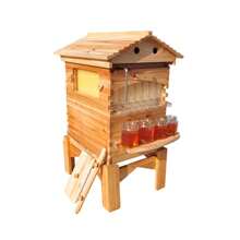 Auto Fowing Langstroth Bee Hives Honey House + 7 Beekeeping Frames + Hive Stand - 1 - View 3