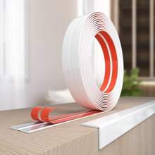 1 pieza Moldura flexible de esquina de 4 cm x 2 m, moldura de pared autoadhesiva, protector de esquina de pared interior y exterior para bordes de pared, piso, ventana, puerta, techo, mostrador - Multicolor - Ver 9