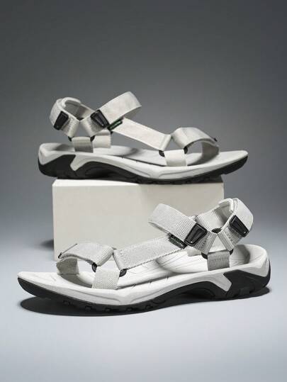 Men's Casual, Lightweight, Sporty Outdoor Sandals With Fashionable & Minimalist Design For Beach