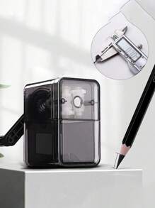 1PC Pencil Sharpener, Manual Pencil Sharpener With Stronger Helical Blade To Fast Sharpen For Kids, School, Classroom, Home, Artists, Ideal For Colored/Art Pencils