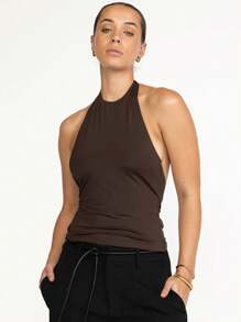 Budhaul 时尚性感露背吊带背心年轻热卖吊带背心女式夏季上衣