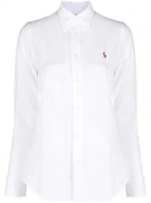 Polo Ralph Lauren - Women Oxford LS Heidi Skinny Long Sleeve Knitwear - trắng - Xem 4