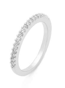 1 简约时尚铜锆石戒指闪亮优雅多色可选百搭女士日常佩戴可赠送朋友