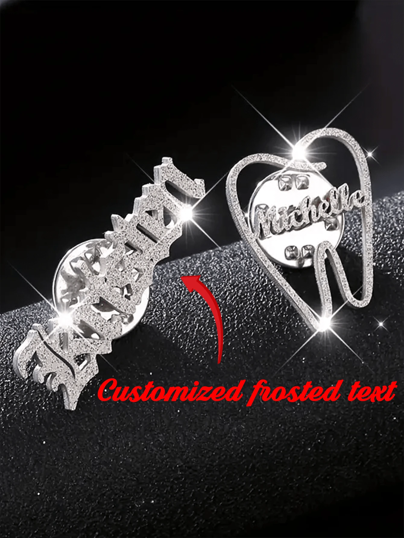 Placa de nombre personalizada para dentista, diseño con diente brillante de acero inoxidable, accesorio elegante para ropa, chaqueta, camisa, regalo para hombre, personalizado con grabado - Como se muestra en la imagen - Ver 1