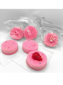 New Blind Box Mini Accessories, Leo Squishies Cream Biscuit Putty Stress Relief Simulated Cookies (Random Color & Style) - Multicolor - View 6