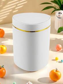 迷你桌面垃圾桶，脚踏式垃圾桶，适用于客厅、卧室、汽车、餐厅 - 彩色 - 查看 5