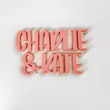 1 Stück personalisierter Namensmagnet, individueller Kühlschrankmagnet - Holz & Acryl individueller Magnet für Schule oder Büro Spind, Kühlschrank oder Whiteboard - Schulanfang, Präsentation von Kunstwerken auf dem Kühlschrank oder Kreuzfahrtschiff Tür Dekoration