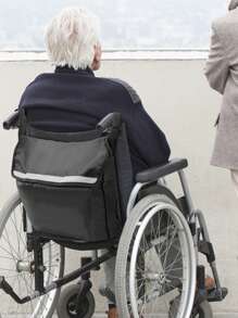 1pc Outdoor Travel Electric Wheelchair Motorcycle Rear Bag Accessory Organizer