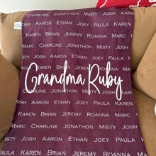 Personalized Name Blanket Baby Girl Gift For New Mom Name Blanket Baby Boy Gift Baby Blanket Kids Blanket Personalized Gift Kid Blue Blanket - Multicolor - View 1