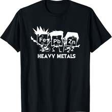 Heavy Metals Science Geek And Heavy Metal T-Shirt - màu đen - Xem 1
