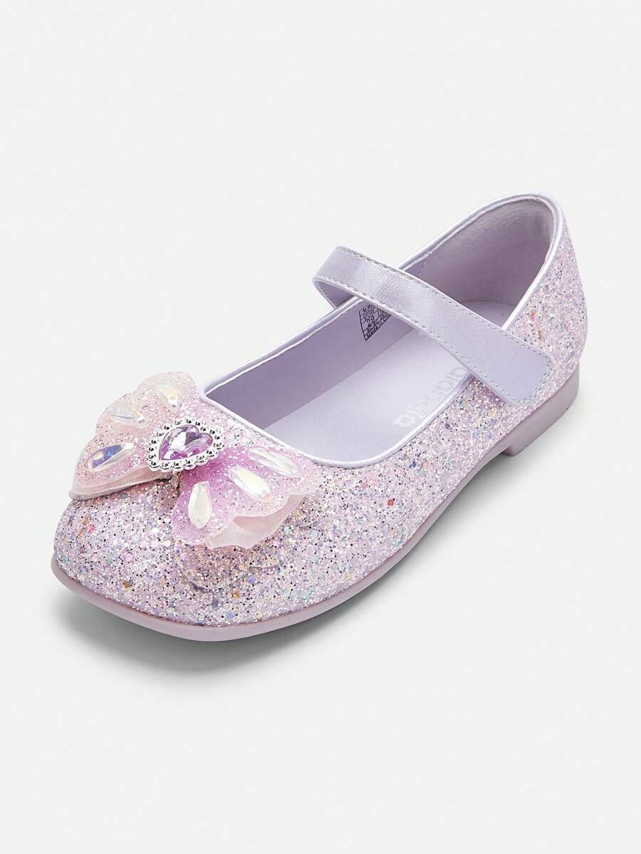 Balabala Girls' Princess Sandals, 2025 Summer Bow Performance Shoes