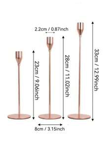 1/2/3/6 Pcs Candle Holder Set, Gold Metal Luxury Candle Stand, Home/Wedding/Romantic Dinner Decor, Room Decoration, Home Decor, Gift, Holiday Decoration
