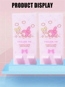 Sanrio 1 pieza, Soporte para teléfono móvil de estilo de dibujos animados Sanrio, soporte para teléfono móvil de escritorio perezoso, decoración de escritorio, estilo de dibujos animados Kulomi estable y no se cae fácilmente, adecuado para decoración de escritorio de oficina, colocación de teléfono móvil, variedad de estilos opcionales