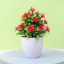 1 pieza Planta falsa en maceta, planta artificial pequeña para decoración del hogar, helecho artificial para interior, decoración para mesa de baño, escritorio, dormitorio, gabinete y cocina, decoración de primavera, regalo de decoración para habitación, dormitorio, cumpleaños y graduación
