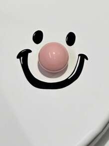 Contemporary Style Dopamine Smile Ball Toilet Lid Lifter, Round Shape, Battery-Free, Handheld Toilet Seat Cover Opener For Bathroom, No Power Needed Bathroom Decor Fall Decor