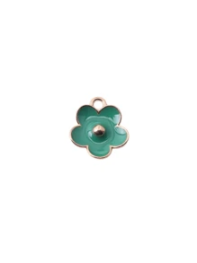 20 pièces Pendentifs de breloque à fleurs 3D stylisés en alliage de zinc gravé, pour collier, bracelet, boucle d'oreille, accessoires de bijouterie DIY