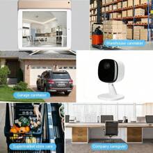 1 件全新 1080p 室内 WIFI 安全摄像头智能监控、夜视、内置麦克风、IP 摄像头、双向通话、视频监控摄像机适用于家庭宠物安全。 - 白色 - 查看 9