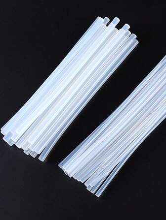 透明热熔胶棒，EVA 树脂，兼容迷你胶枪，非常适合艺术工艺、DIY 维修、粘合等。热熔胶棒所有透明强力胶热熔胶棒均用于胶枪。胶枪和手持胶枪棒。