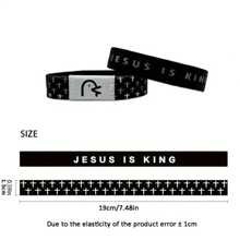 Pulsera con versículo bíblico diario, te trae buena suerte en la , el amor, la riqueza y el feng shui. Minimalista y de moda, adecuada tanto para hombres como para mujeres. Múltiples opciones de color disponibles, fácil de usar, adecuada para todas las ocasiones, resistente al sudor y a la lluvia.