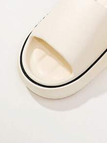 Minimalist Slip-On Slippers For Women, Soft Thick Sole, Indoor/Outdoor Wear, Slip-Resistant Bathroom Slides, 2025 New Arrival, Couples Style