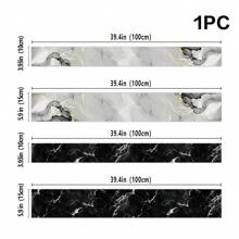 1 st. Elegante Marmeren Patroon Vensterbank Waterdicht En Vuilafstotend Pad, Met Zachte Rubberen Achterkant Voor Antislip En Absorberend, Gemaakt Van Diatomiet Materiaal, Multifunctioneel En Trimbaar, Praktische Woondecoratie, Vakantie/Housewarming Cadeau