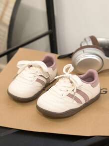 1 Pair Kids' Fashion Patchwork Soft Bottom Non-Slip Sports Shoes, 2025 New Model, Toddlers' Shoes, Suitable For Spring/Autumn