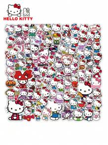 Sanrio 50/100pcs Sanrio Hello Kitty Cute Cartoon Waterpoof Stickers
