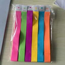 100/500pcs Tyvek Disposable Luminous Paper Bracelet - Tear-Resistant ID Bracelet, Adjustable For Party, Amusement Park, Festival, Concert Entry, Suitable For Valentine's Day, Halloween, Christmas
