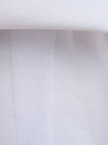 Váy phù dâu cho bé gái tuổi mới lớn, váy cưới màu trắng, váy công chúa, váy dạ hội cho bé gái, tiệc sinh nhật, váy dạ hội biểu diễn piano - trắng - Xem 11