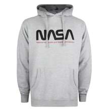 NASA Mens Insignia Hoodie (Sports Grey) - Grey - View 1
