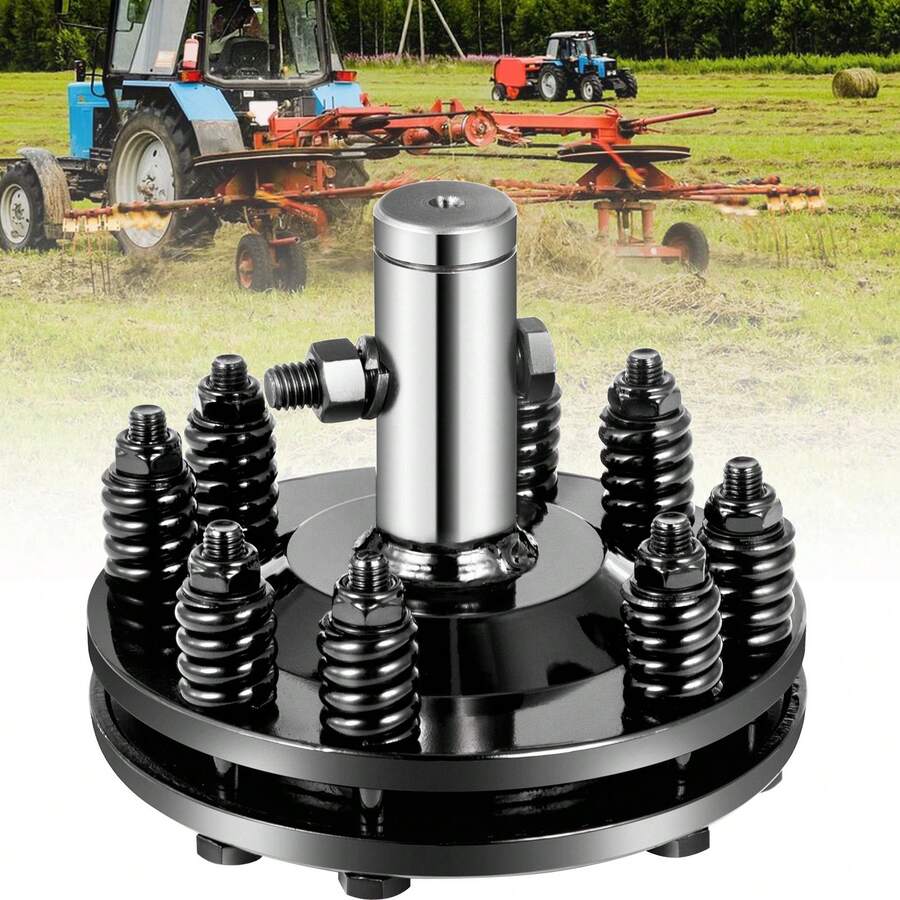 Slip Clutch, 1 3/8" PTO Slip Clutch, 6 Spline Or Smooth Round Ends PTO Friction Clutch, Carburized Steel Tractor Slip Clutch, Adjustable Rotary Cutter Slip Clutch, Black Or Yellow Brush Hog Slip Clutch For PTO Shaft - Smooth Round Black - View 1