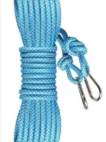 1pc Outdoor Thickened Clothesline, 6mm Diameter, 10m Length, Wind & Slip Resistant For Hanging Clothes, Quilt