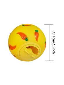 Kleine Tierspielzeugbälle, Kaninchen Leckerchen-Bälle, Langsamer Futterball, geeignet für Kaninchen, Hamster, Gleithörnchen, Kaninchen Langsamer Futterball Meerschweinchen Zuckerglieder Puzzle Spielzeug Karotte Motiv Ball Futter Spender auslaufsicher geeignet für Kleintiere, Kleine Tierleckerchen-Bälle, Kaninchen Leckerchen-Bälle, Kaninchen Futterbälle, Mäuse-Zubehör, Mäuse-Spielzeuge, Futterspielzeuge, Kaninchen-Spielzeuge, Kaninchen-Spielzeuge