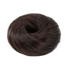 Messy Bun Hair Piece Curly Hair Bun Extensions With Straight Tails Hair Scrunchies Ponytail Hairpieces For Women