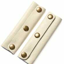 2PCS/1PC PU Leather Bag Handle Luggage Grip Protector Cover Anti-Stroke Suitcase Tote Shoulder Strap Chains Bags Handle Wrap Accessories
