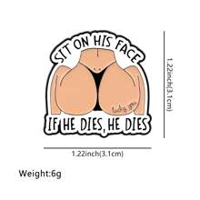 趣味珐琅别针 翻领别针 背包上的徽章 女士胸针 衣服礼品 珠宝 时尚配饰 - NR8911 - 查看 10