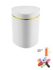 Mini Desktop Trash Can, Pedal-Operated Waste Paper Bin For Living Room, Bedroom, Dining Room, Car