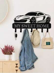 CIF BUY Custom Sign.Tailor-Crafted Wall Key Holder - Bespoke Metal Key Rack Inspired By Sports Cars, Equipped With Hooks. A Perfect Wall-Mounted Choice And A Splendid Gift For Kitchens, Entrances And Other Areas Picture Frame Hooks, Wall Picture Frame, Wall Hooks Self Adhesive, Hooks, Hook, Wall Hooks, Bathroom, Towel Holder, Hooks, Wall Hooks, Hooks, Wall Hook, Door Hanger