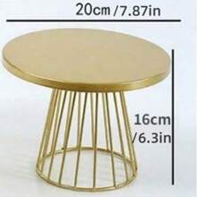 1 Pc/2 Pcs Metal Wedding Dessert Table Decoration Stand - Elegant Cake Snack Tray Shelf For Birthday Party And Wedding Decor,Kitchen,Christmas Gift